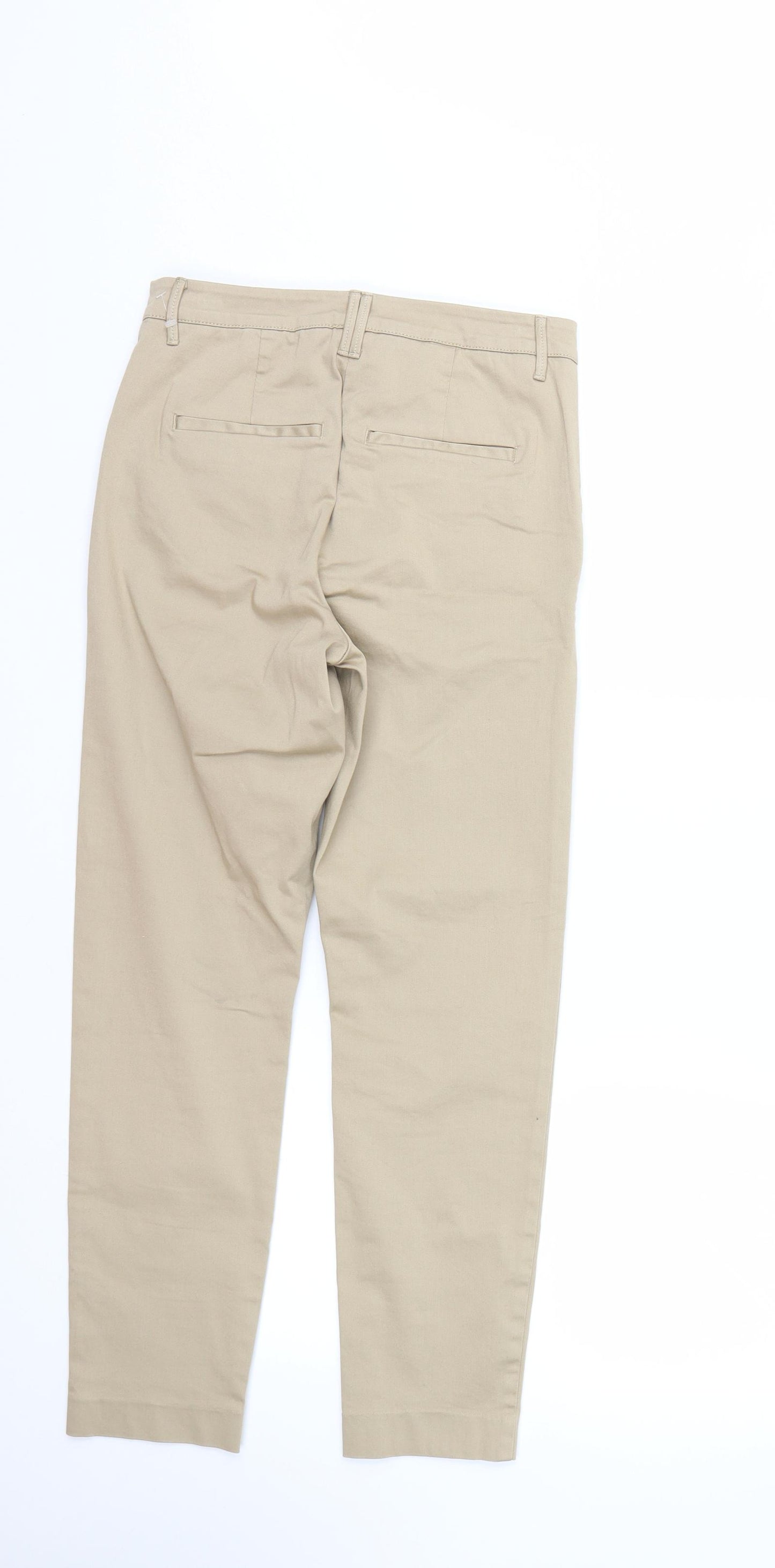 Per Una Womens Beige   Capri Trousers Size 8 L25 in