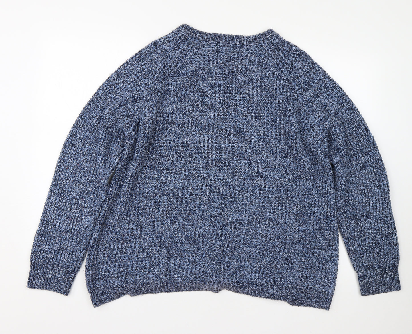 Cotton Traders Womens Blue   Cardigan Jumper Size 16