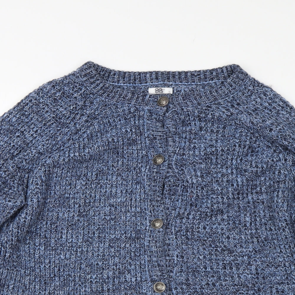 Cotton Traders Womens Blue   Cardigan Jumper Size 16