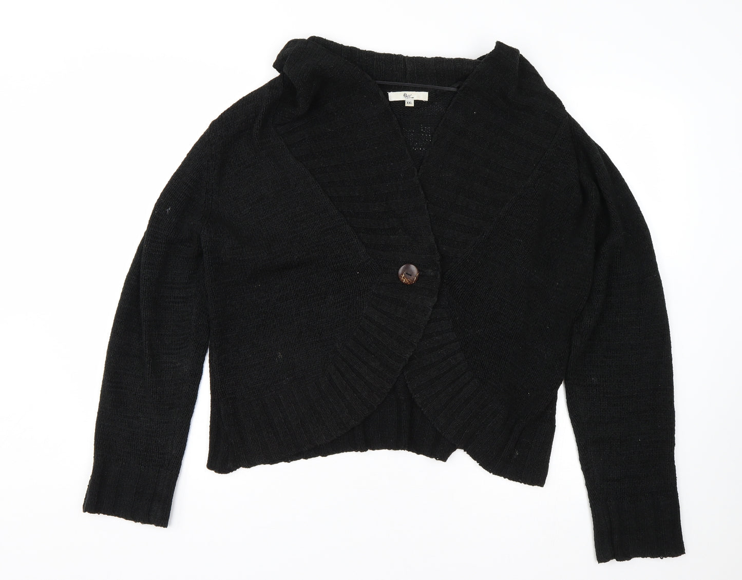 klass collection Womens Black   Cardigan Jumper Size 2XL