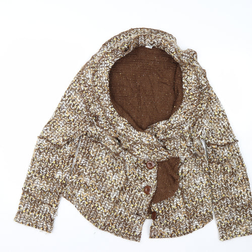 Preworn Womens Brown   Cardigan Jumper Size XL