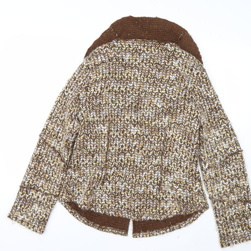 Preworn Womens Brown   Cardigan Jumper Size XL