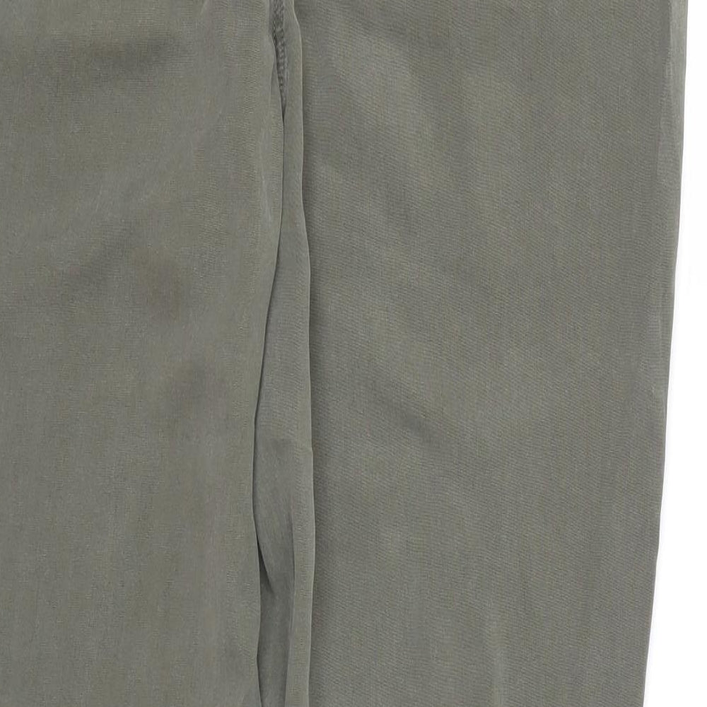 M&S Womens Green   Capri Trousers Size 34 L26 in