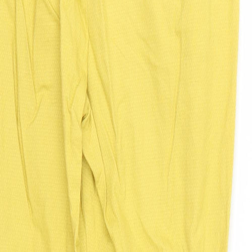 NEXT Womens Yellow   Trousers  Size 8 L24 in
