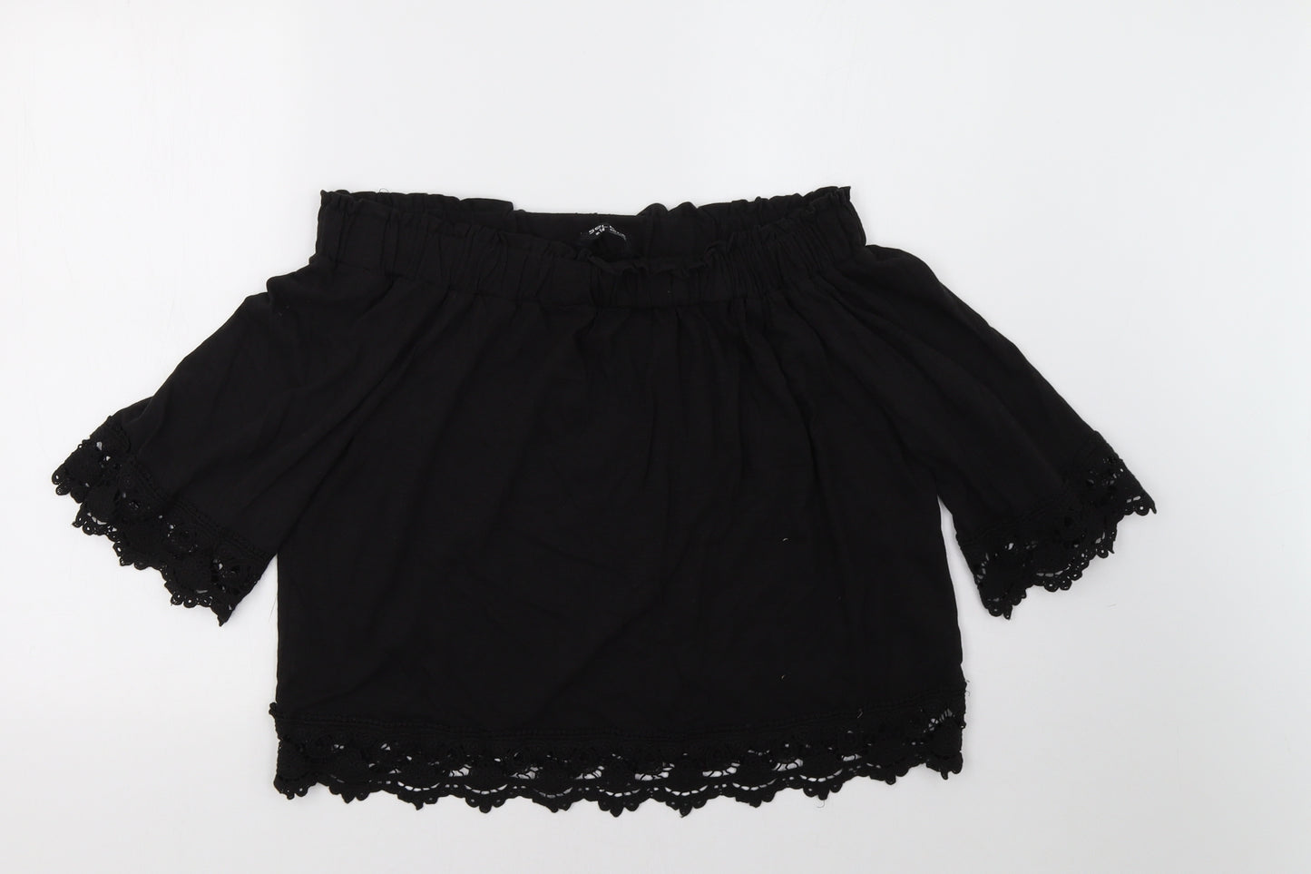Select Womens Black   Basic Blouse Size 14