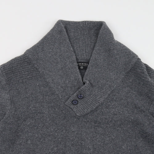 RESERVED Mens Grey   Pullover Sweatshirt Size M