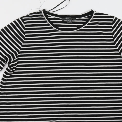 Primark Womens Blue Striped  Pullover Sweatshirt Size 14