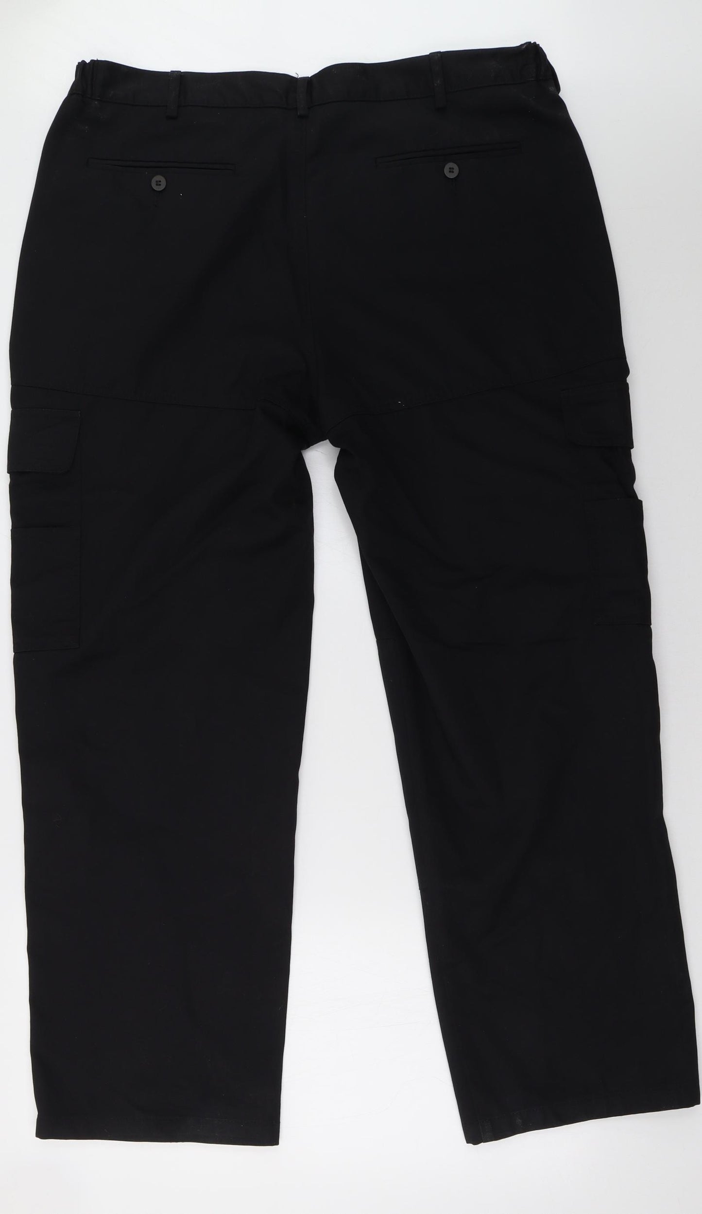 Preworn Mens Black   Trousers  Size 38 L32 in