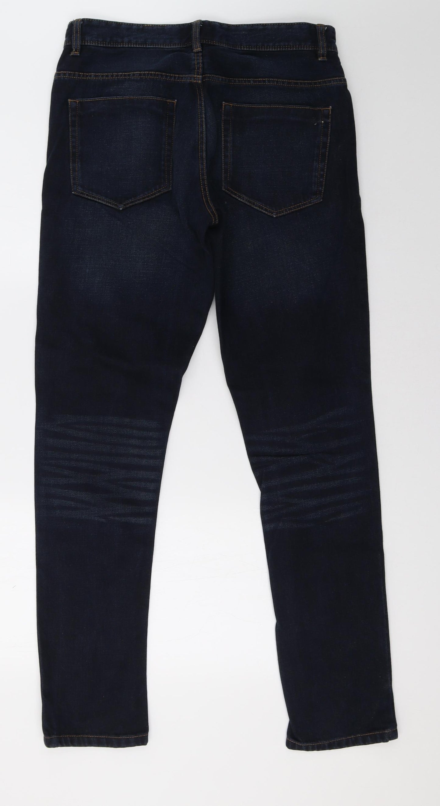 NEXT Mens Blue  Denim Straight Jeans Size 32 L32 in
