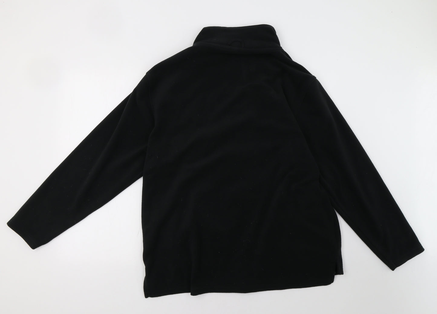 Henbury Mens Black   Full Zip Sweatshirt Size L