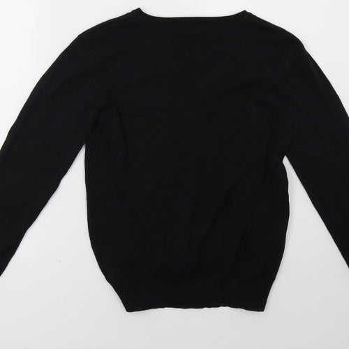 Debenhams Girls Black   Pullover Sweatshirt Size 13 Years