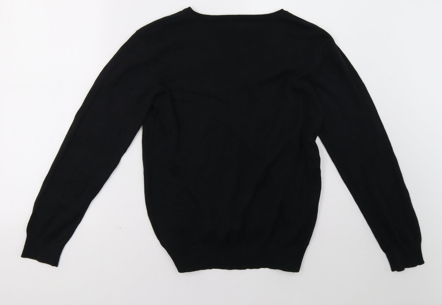 Debenhams Girls Black   Pullover Sweatshirt Size 13 Years
