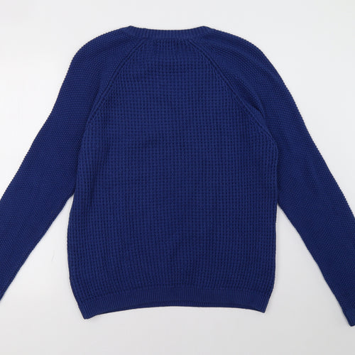 Topman Mens Blue   Pullover Sweatshirt Size L