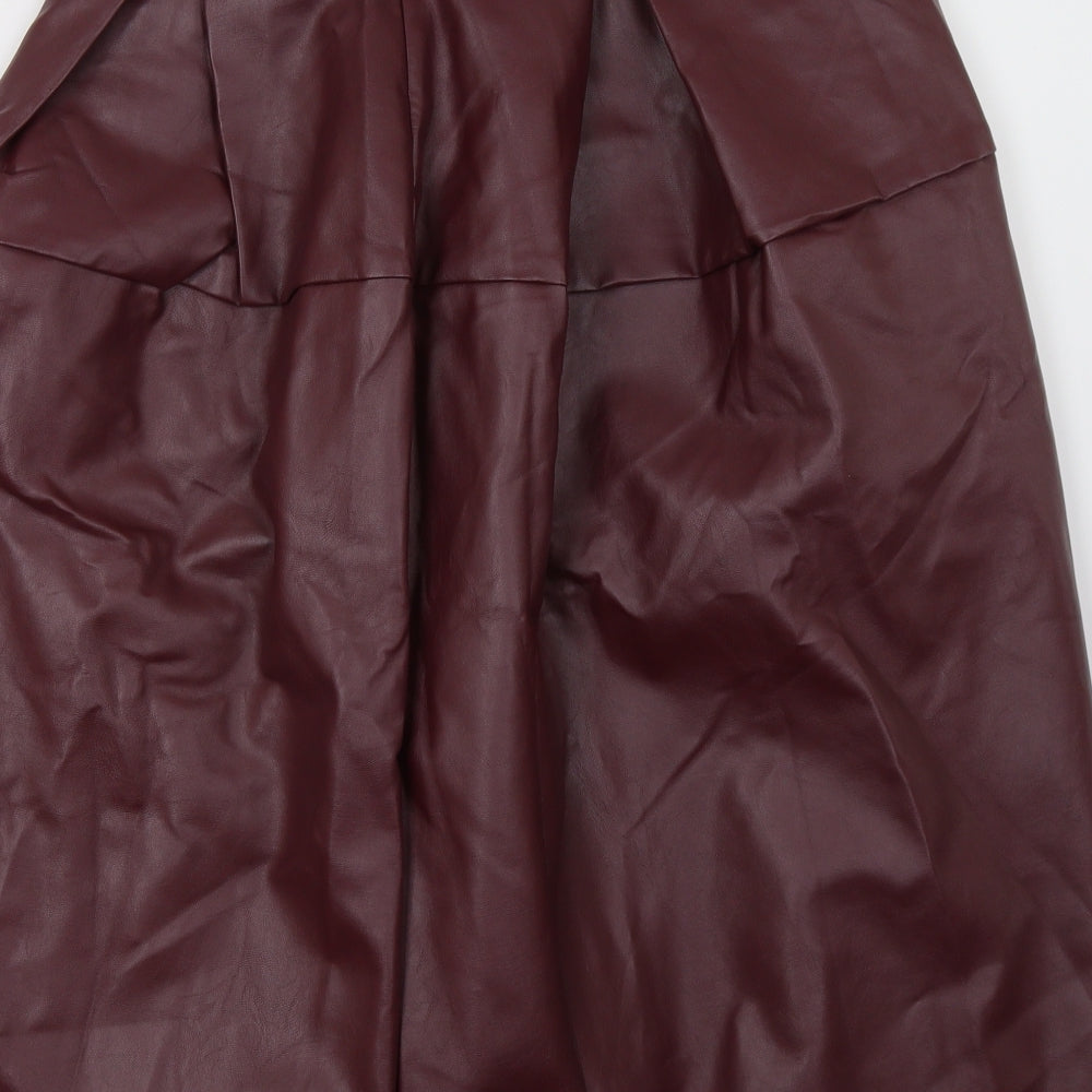 SheIn Womens Red   A-Line Skirt Size M