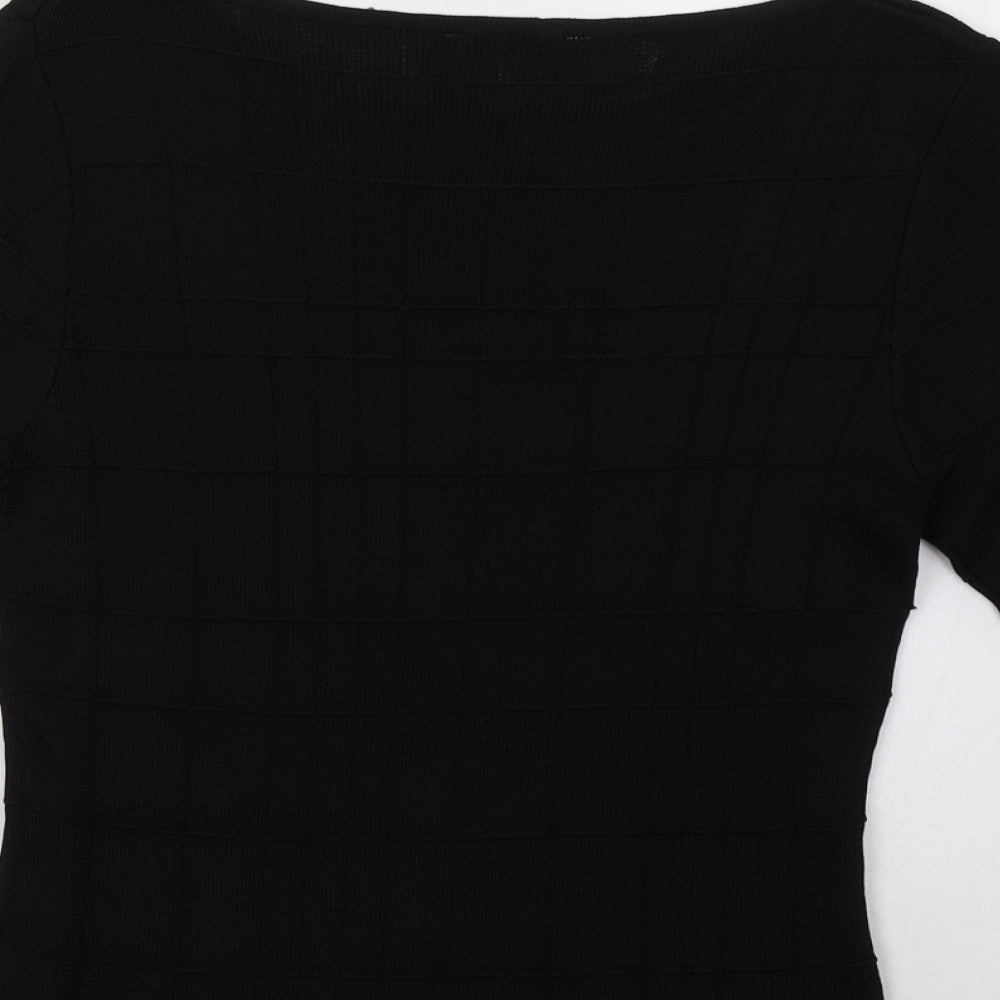 Marks and Spencer Womens Black   Pullover Sweatshirt Size 14