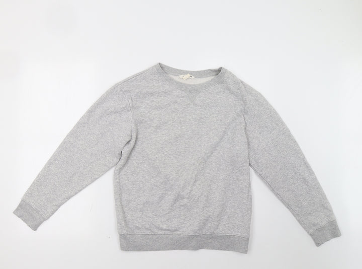 H&M Girls Grey   Pullover Sweatshirt Size 13 Years