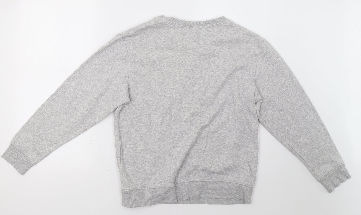 H&M Girls Grey   Pullover Sweatshirt Size 13 Years