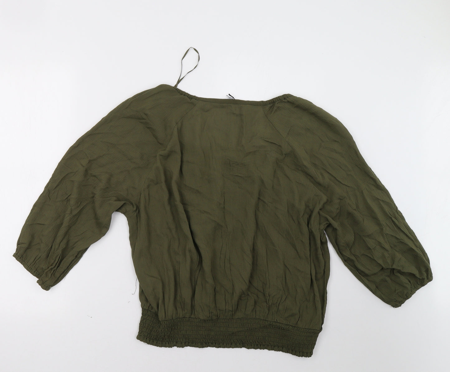 Peacocks Womens Green   Basic Blouse Size 14