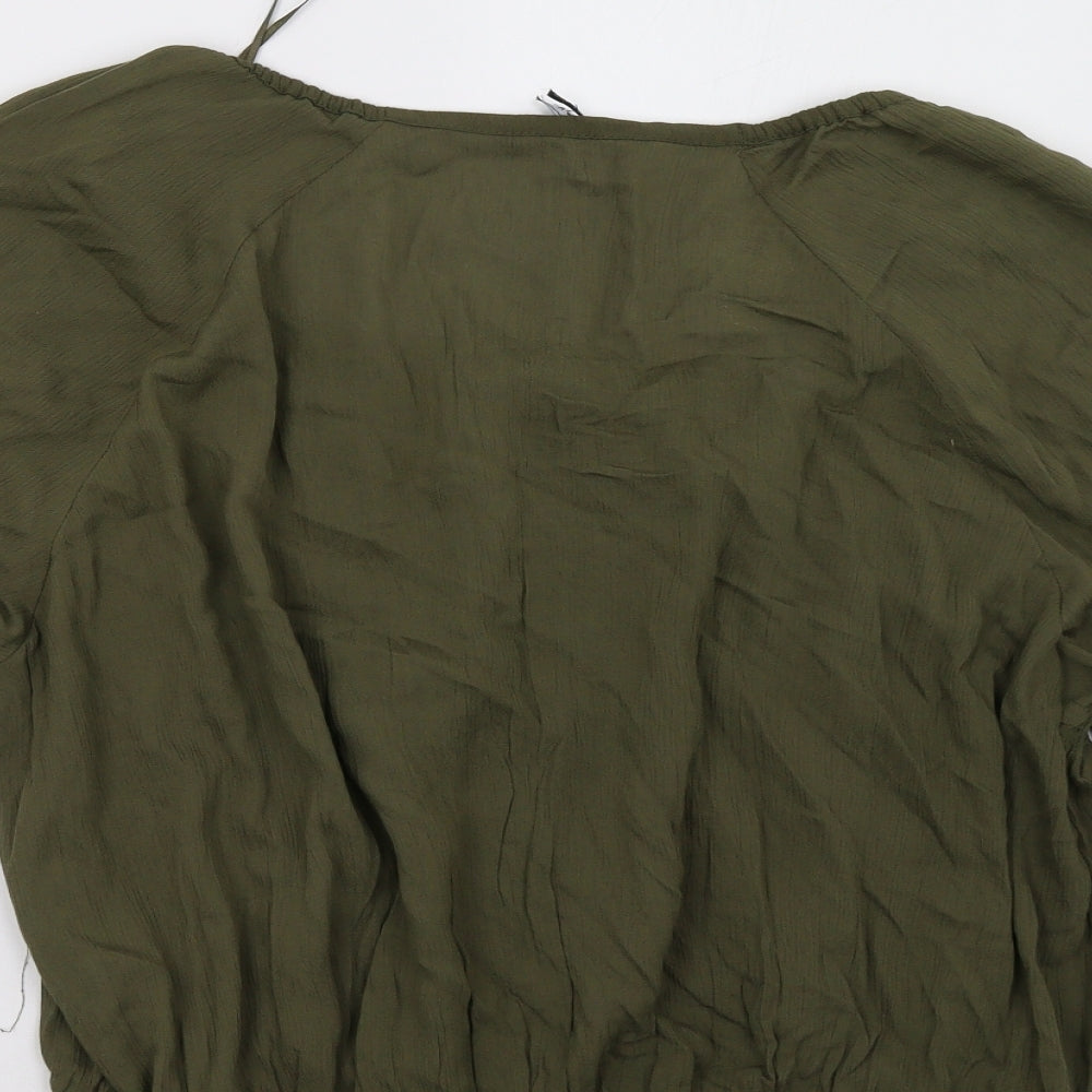 Peacocks Womens Green   Basic Blouse Size 14