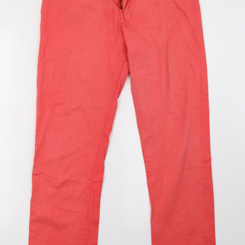 sunbird Womens Pink  Denim Straight Jeans Size 33 L32 in