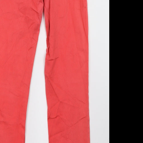 sunbird Womens Pink  Denim Straight Jeans Size 33 L32 in