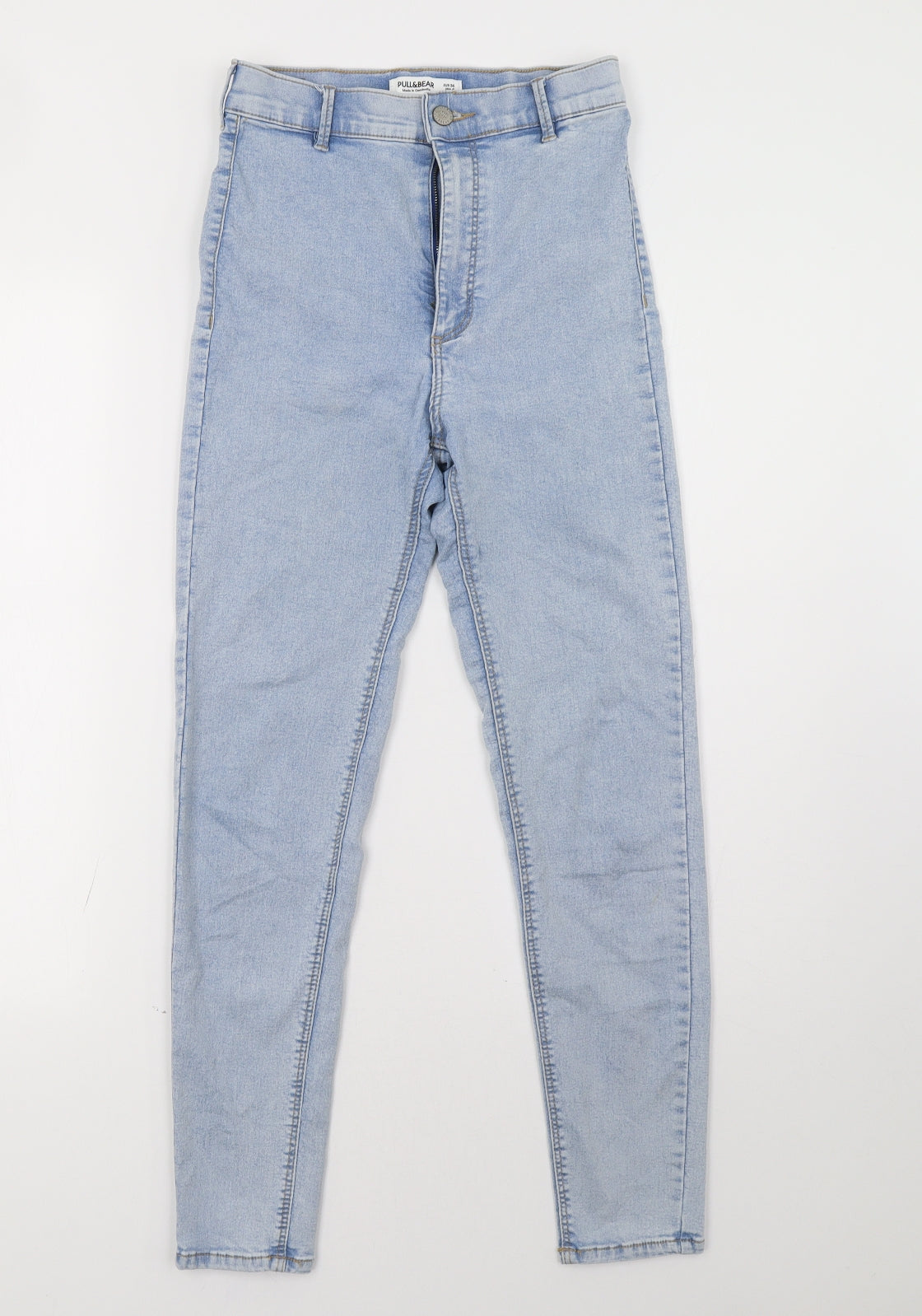 Pull&Bear Womens Blue  Denim Skinny Jeans Size 26 L28 in