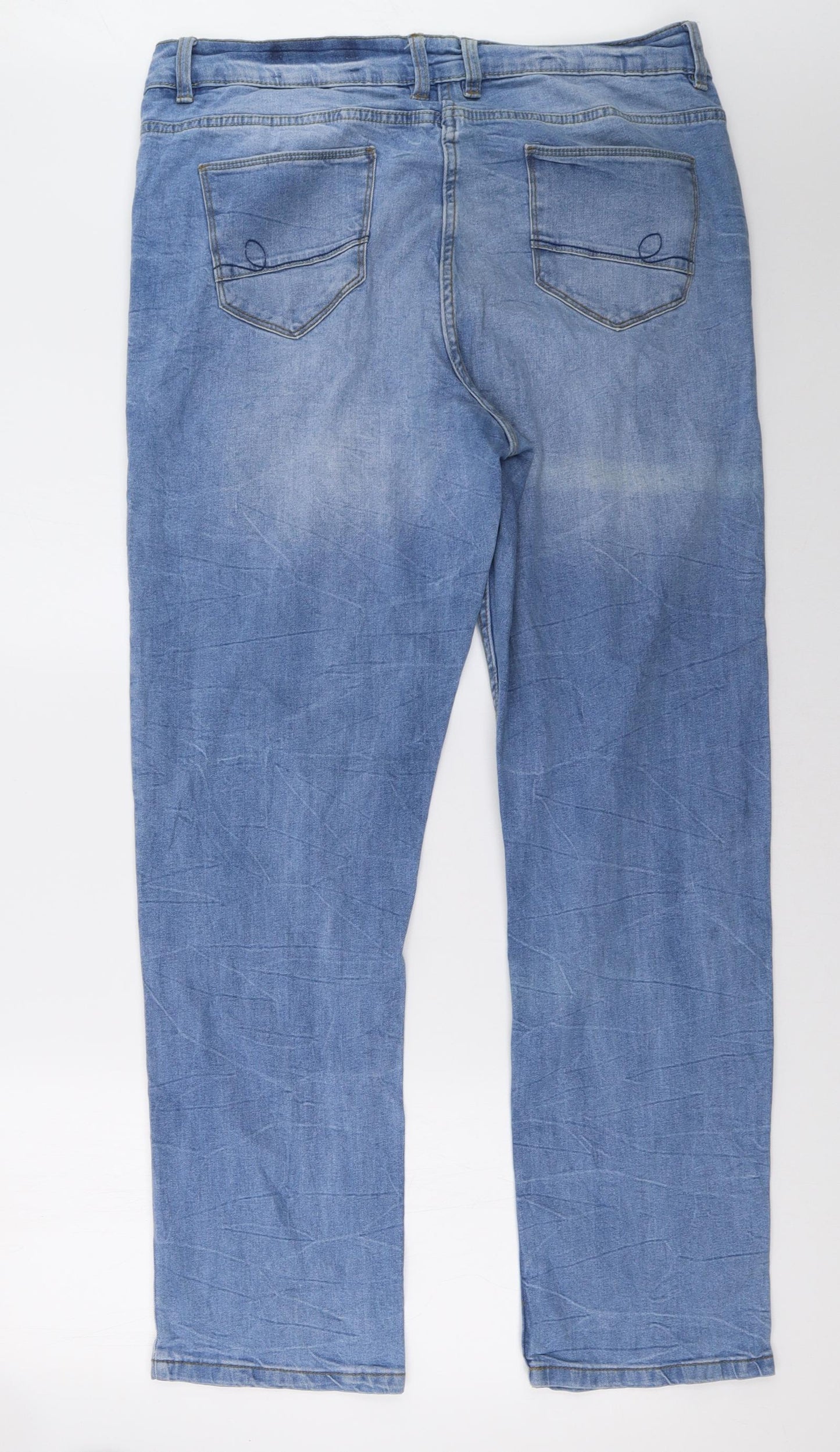 giada Womens Blue  Denim Straight Jeans Size 16 L32 in