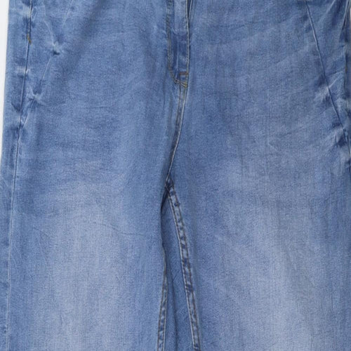 giada Womens Blue  Denim Straight Jeans Size 16 L32 in
