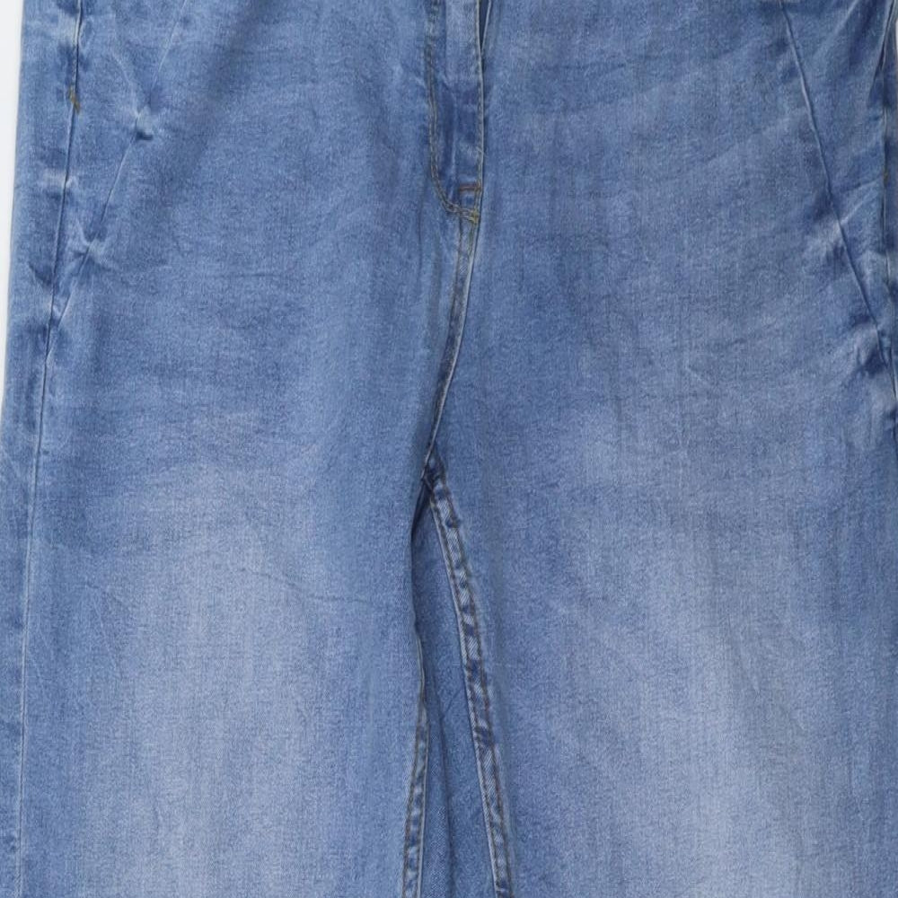 giada Womens Blue  Denim Straight Jeans Size 16 L32 in