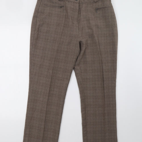 Marks and Spencer Womens Brown   Trousers  Size 16 L32 in