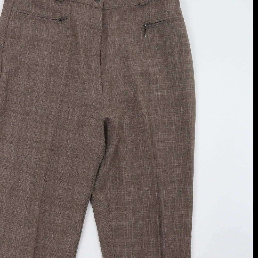 Marks and Spencer Womens Brown   Trousers  Size 16 L32 in