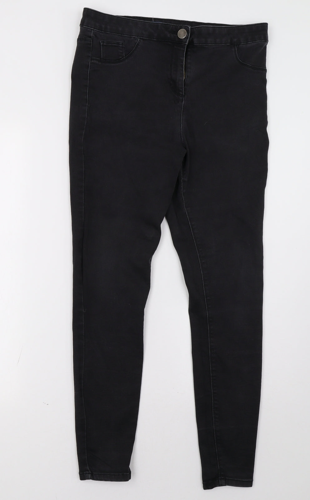 Matalan Womens Black   Skinny Jeans Size 14 L32 in