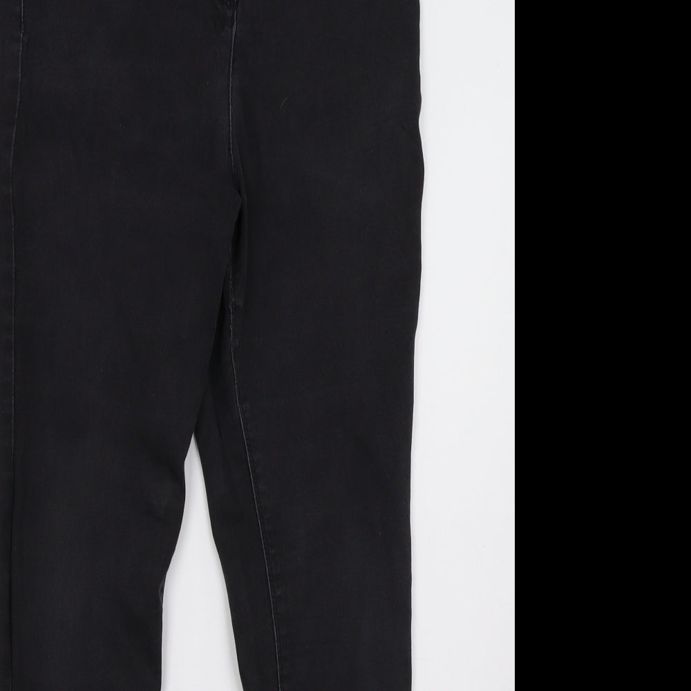 Matalan Womens Black   Skinny Jeans Size 14 L32 in