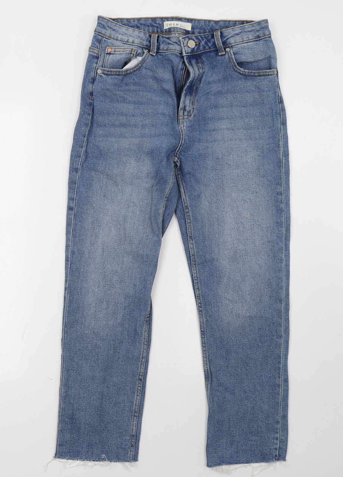 Primark Womens Blue  Denim Mom Jeans Size 12 L29 in