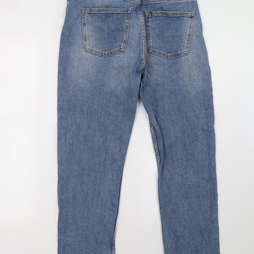 Primark Womens Blue  Denim Mom Jeans Size 12 L29 in