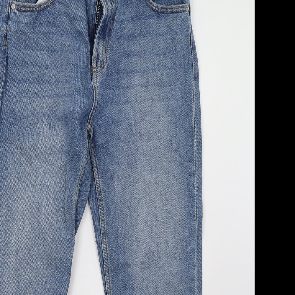 Primark Womens Blue  Denim Mom Jeans Size 12 L29 in