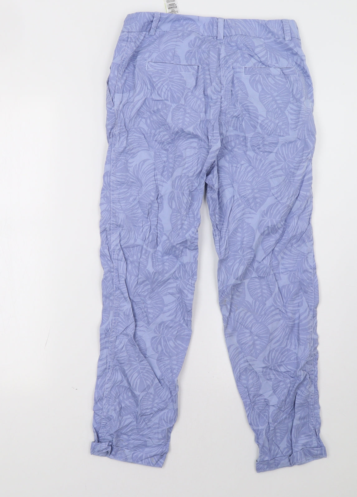 Marks and Spencer Womens Purple   Trousers  Size 8 L27 in