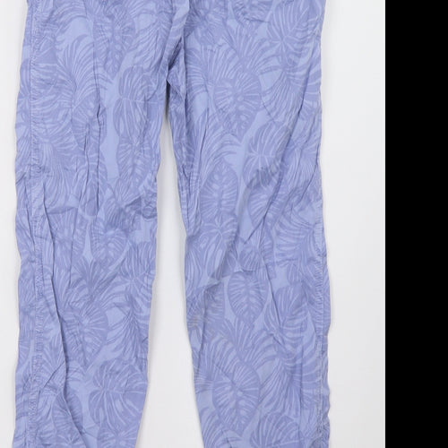 Marks and Spencer Womens Purple   Trousers  Size 8 L27 in