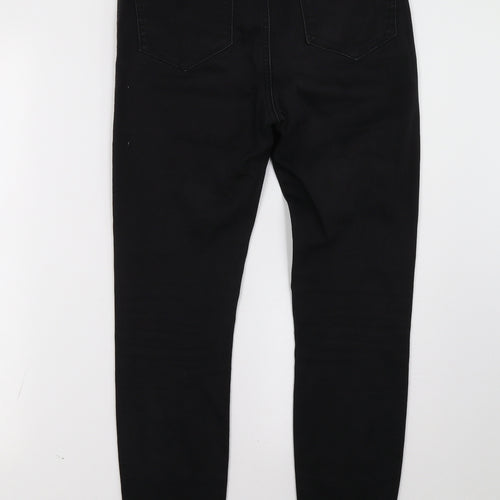 Primark Womens Black  Denim Skinny Jeans Size 12 L31 in