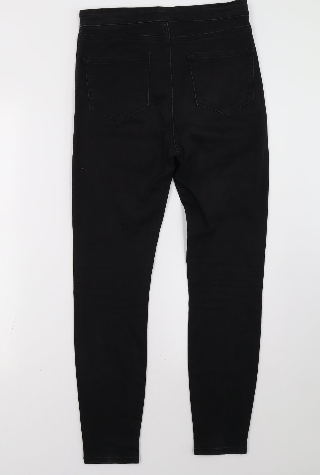 Primark Womens Black  Denim Skinny Jeans Size 12 L31 in