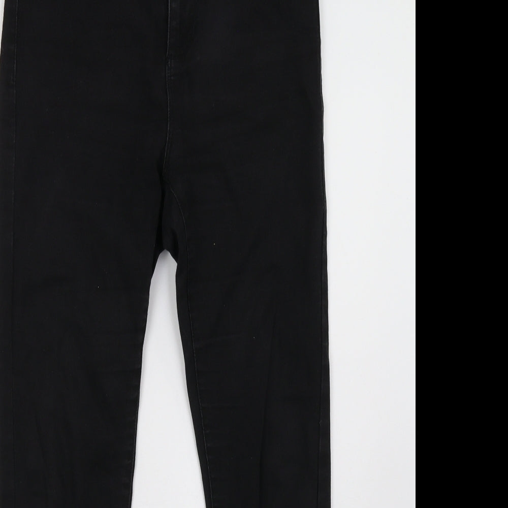 Primark Womens Black  Denim Skinny Jeans Size 12 L31 in