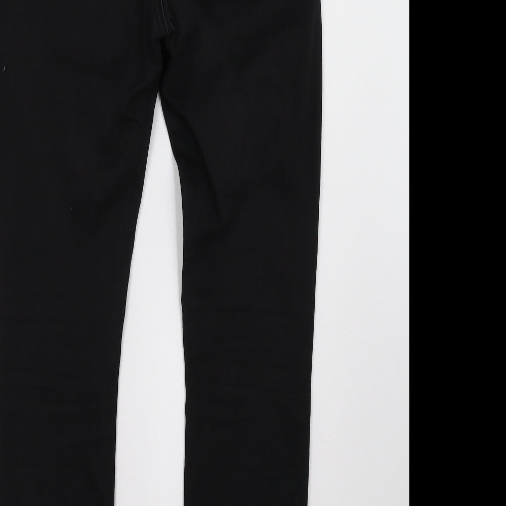 Primark Womens Black  Denim Skinny Jeans Size 12 L31 in