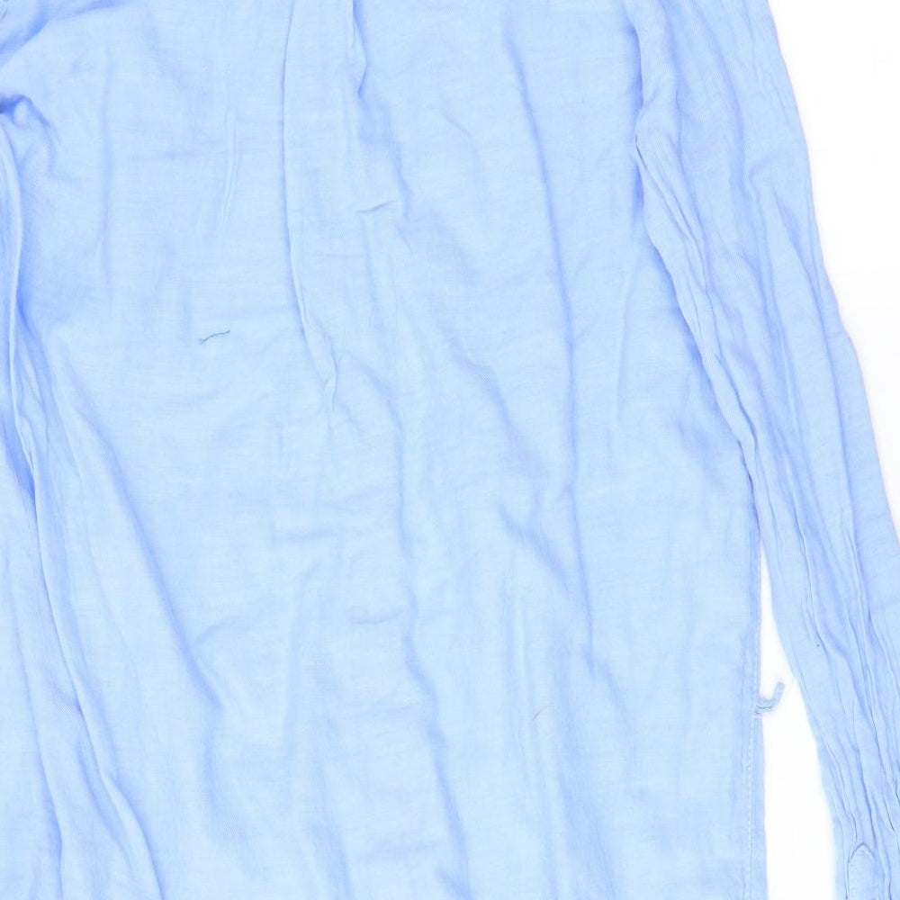 H&M Womens Blue   Shirt Dress  Size 8