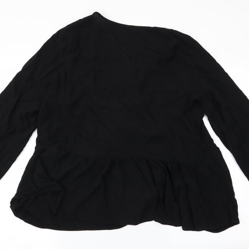Select Womens Black   Basic Blouse Size 16