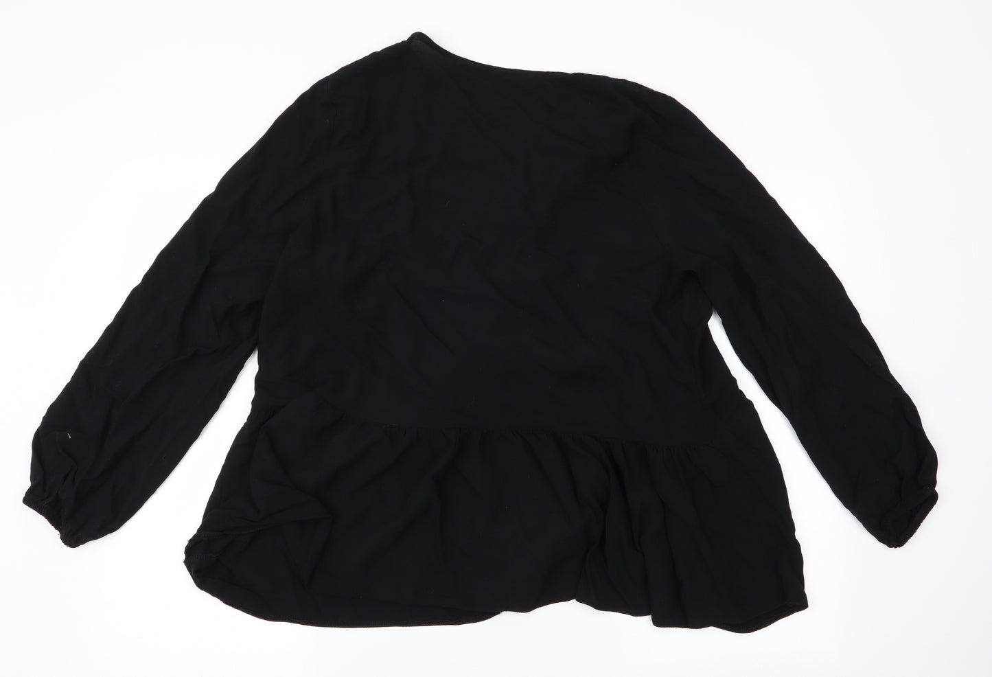 Select Womens Black   Basic Blouse Size 16