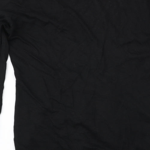 Lux Womens Black   Cardigan Jumper Size M