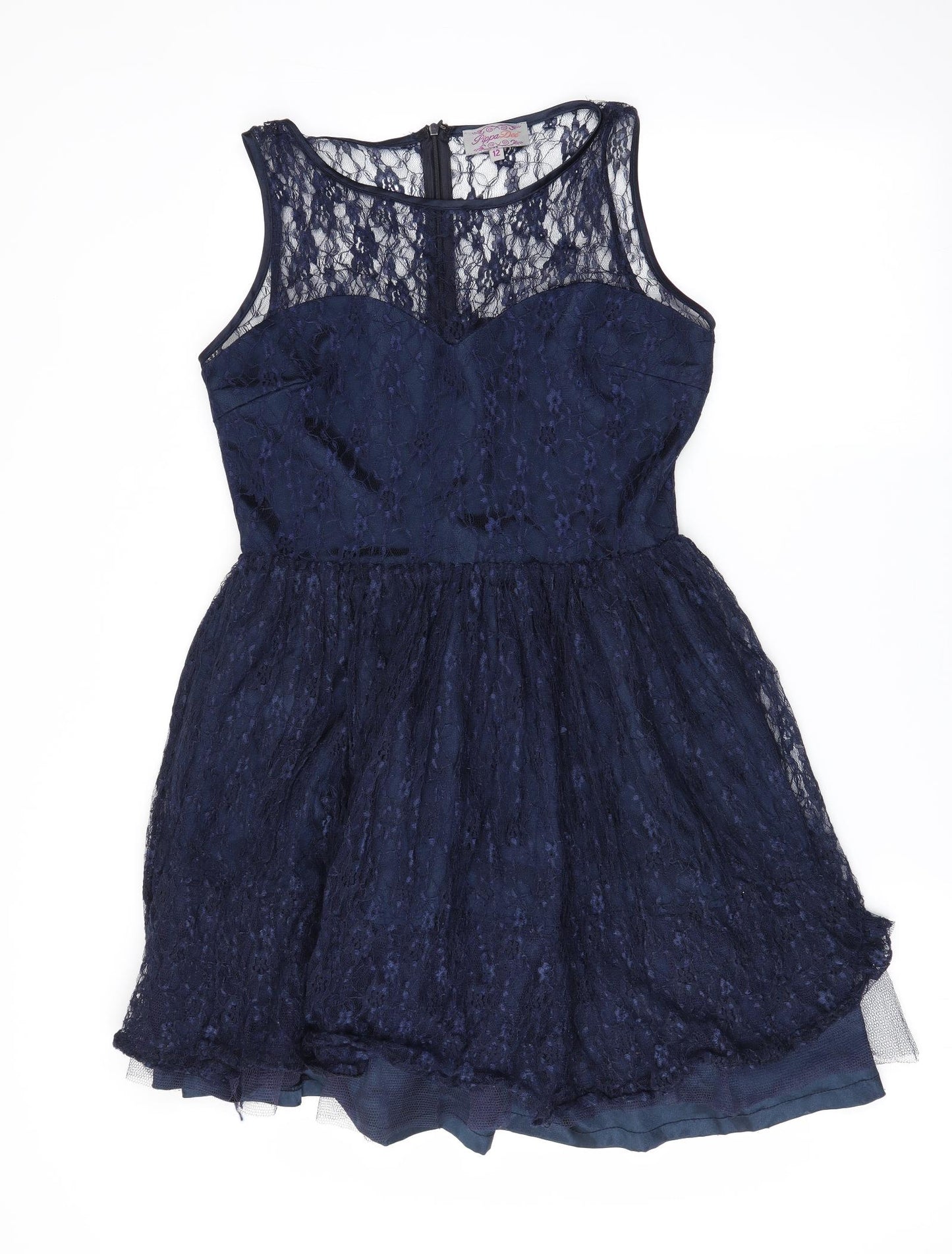 Pippa Dee Womens Blue   Tank Dress  Size 12