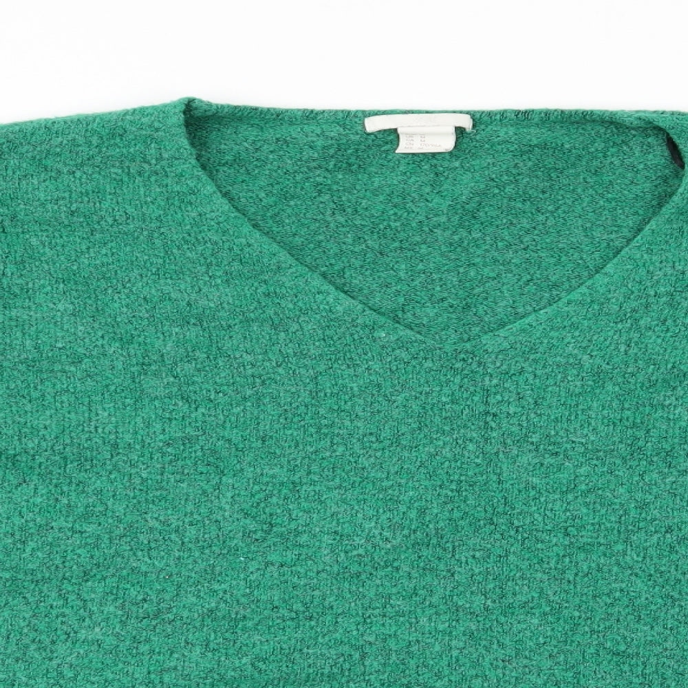 H&M Womens Green   Pullover Jumper Size M
