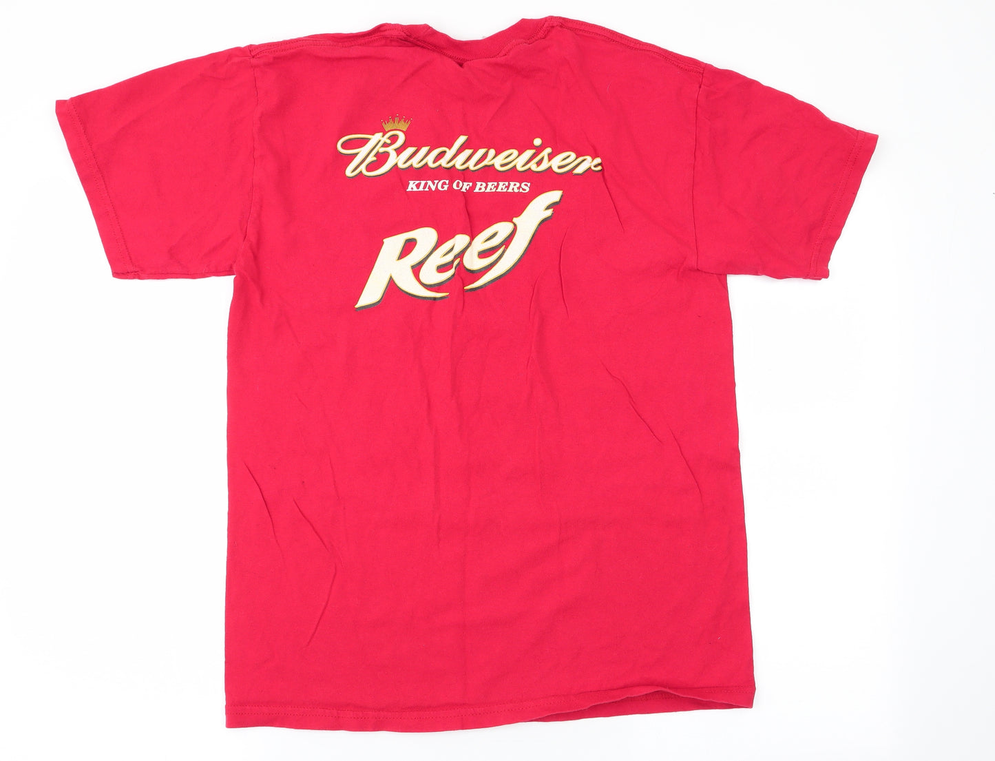 Gildan Mens Red    T-Shirt Size M