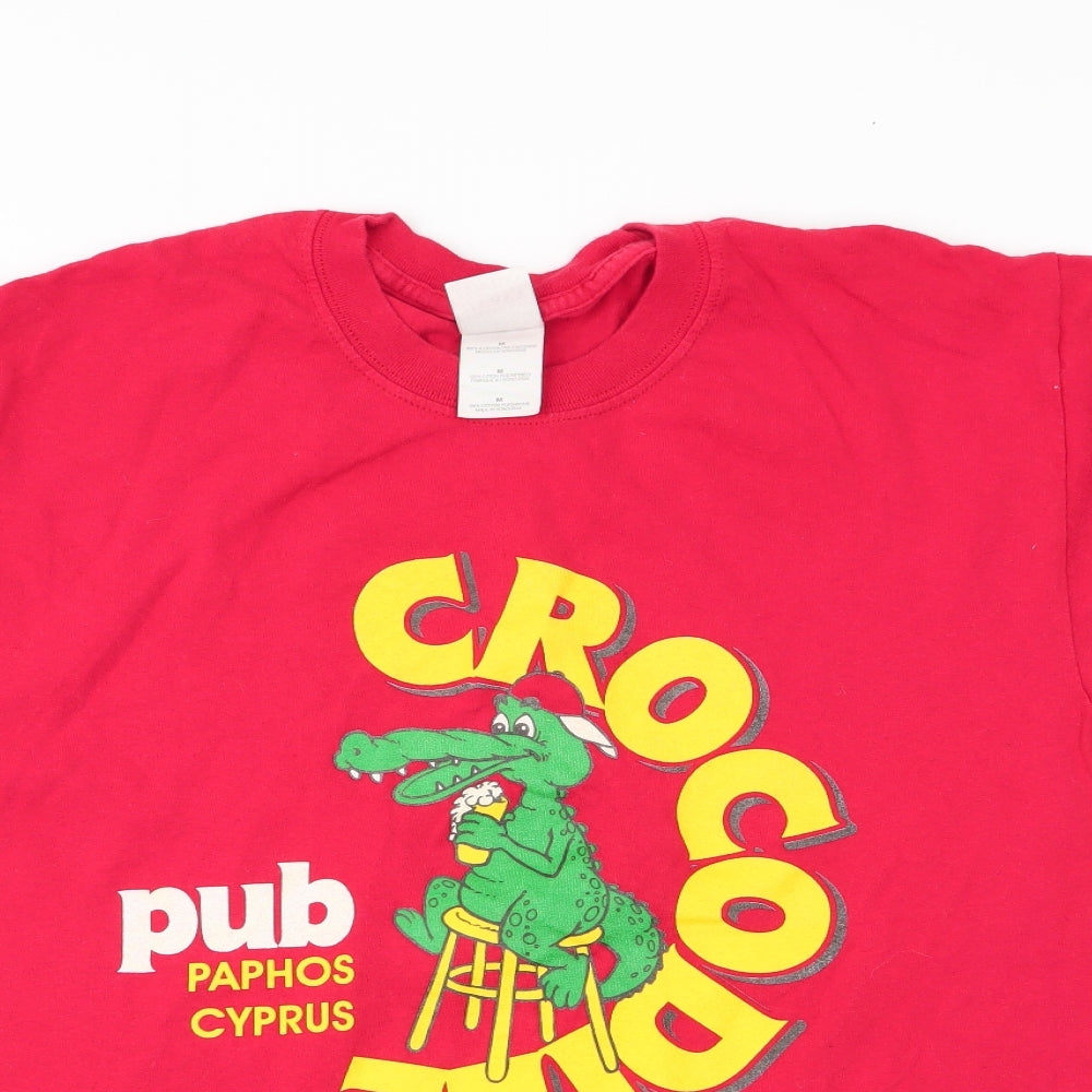 Gildan Mens Red    T-Shirt Size M